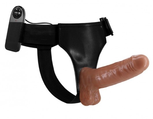 Страпон на трусиках с вибрацией Ultra Passionate Harness - 16 см. - Baile - купить с доставкой в Ельце