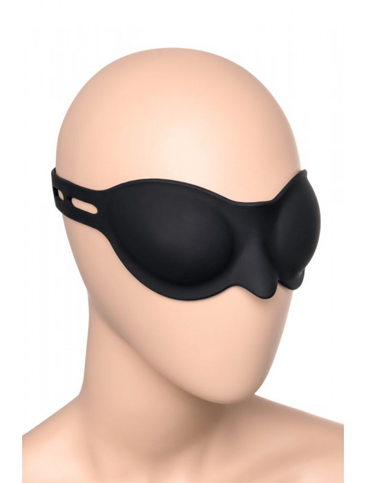 Черная плотная силиконовая маска - ToyFa - купить с доставкой в Ельце