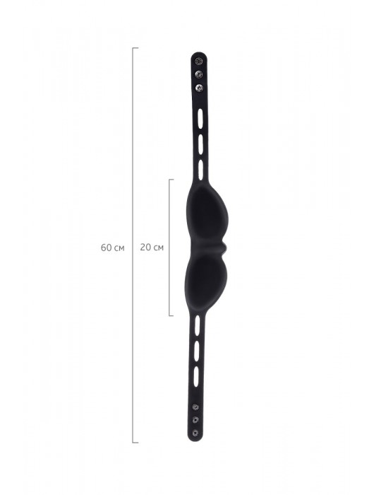 Черная плотная силиконовая маска - ToyFa - купить с доставкой в Ельце