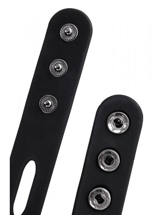 Черная плотная силиконовая маска - ToyFa - купить с доставкой в Ельце