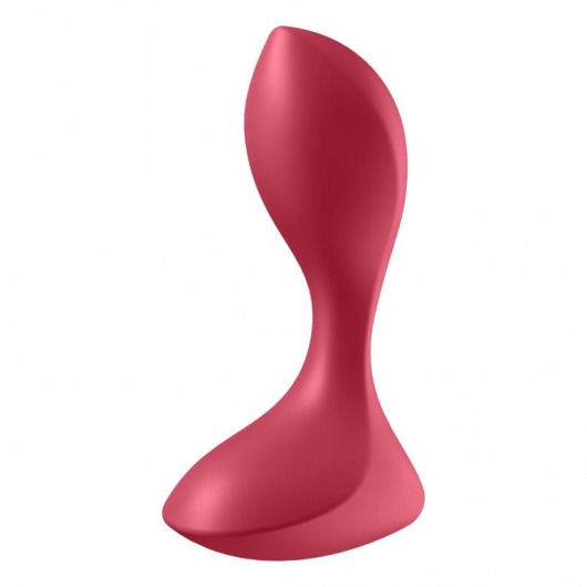 Красный вибромассажёр простаты Satisfyer Backdoor Lover - 14 см. - Satisfyer - в Ельце купить с доставкой