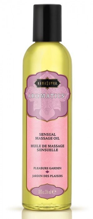 Массажное масло с цветочным ароматом Pleasure Garden - 236 мл. - Kama Sutra - купить с доставкой в Ельце