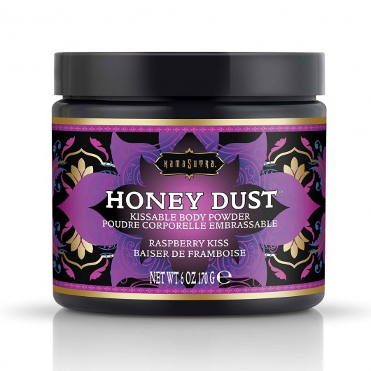 Пудра для тела Honey Dust Body Powder с ароматом малины - 170 гр. - Kama Sutra - купить с доставкой в Ельце