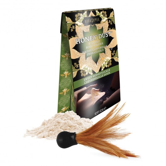 Пудра для тела Honey Dust Body Powder с ароматом жимолости - 28 гр. - Kama Sutra - купить с доставкой в Ельце