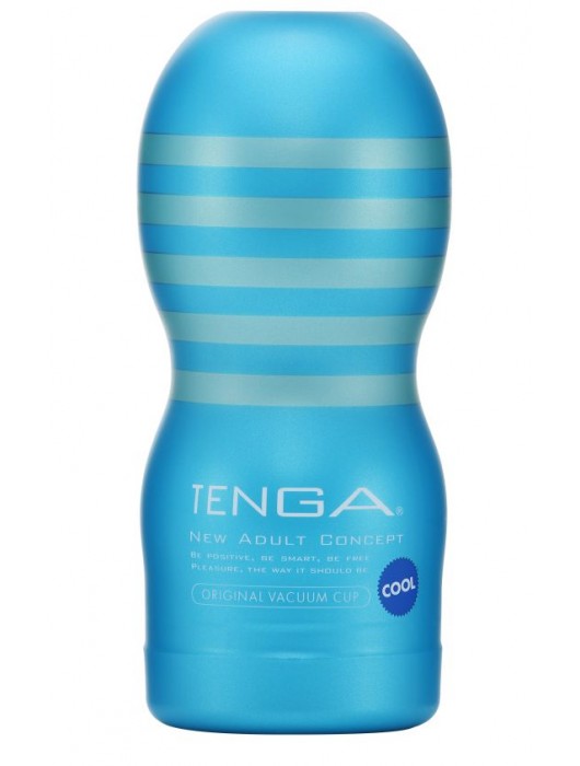 Мастурбатор с охлаждающей смазкой TENGA Original Vacuum Cup Cool - Tenga - в Ельце купить с доставкой