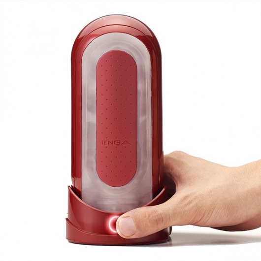 Красный мастурбатор Flip Zero Red   Warmer с подогревом - Tenga - в Ельце купить с доставкой