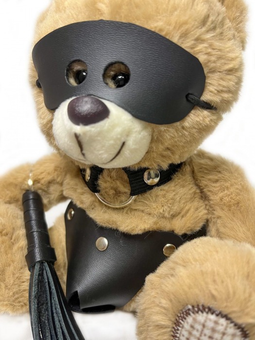 Оригинальный плюшевый мишка с плетью - БДСМ Арсенал - купить с доставкой в Ельце