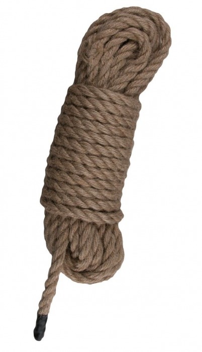 Пеньковая веревка для связывания Hemp Rope - 5 м. - Easy toys - купить с доставкой в Ельце