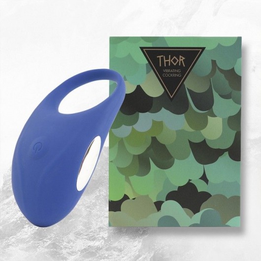 Синее кольцо с вибрацией Thor Cockring - FeelzToys - в Ельце купить с доставкой