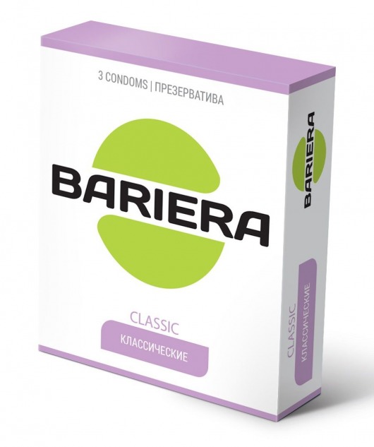 Классические презервативы Bariera Classic - 3 шт. - Bariera - купить с доставкой в Ельце