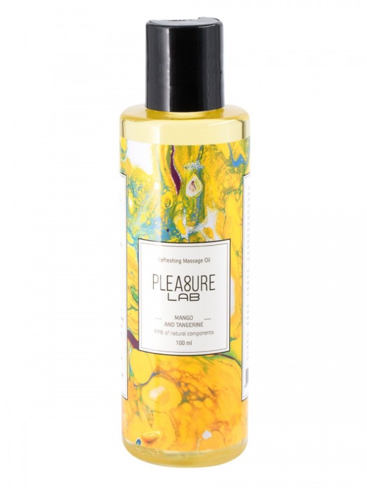 Массажное масло Pleasure Lab Refreshing с ароматом манго и мандарина - 100 мл. - Pleasure Lab - купить с доставкой в Ельце