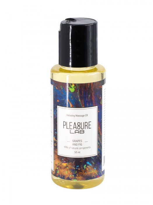 Массажное масло Pleasure Lab Relaxing с ароматом винограда и инжира - 50 мл. - Pleasure Lab - купить с доставкой в Ельце