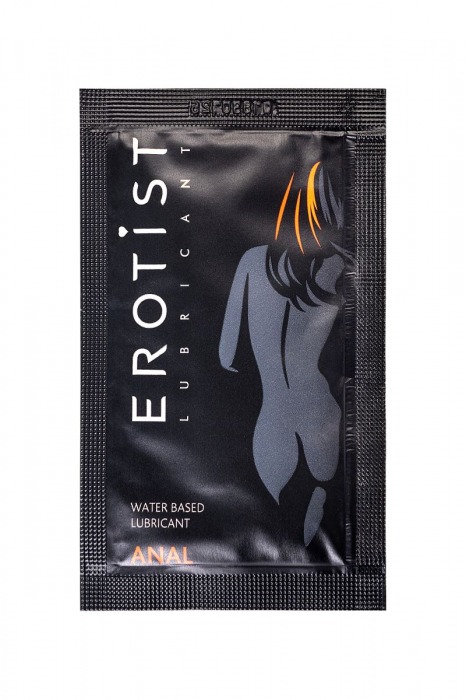 Пробник лубриканта на водной основе Erotist Anal - 4 мл. - Erotist Lubricants - купить с доставкой в Ельце