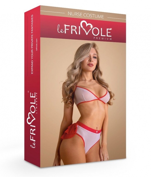 Костюм игривой медсестры: топ и трусики - Le Frivole купить с доставкой