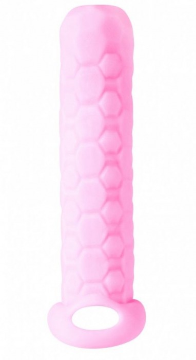 Розовый фаллоудлинитель Homme Long - 13,5 см. - Lola Games - в Ельце купить с доставкой