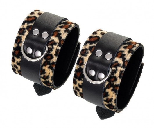 Наручники Anonymo с анималистическим принтом - ToyFa - купить с доставкой в Ельце