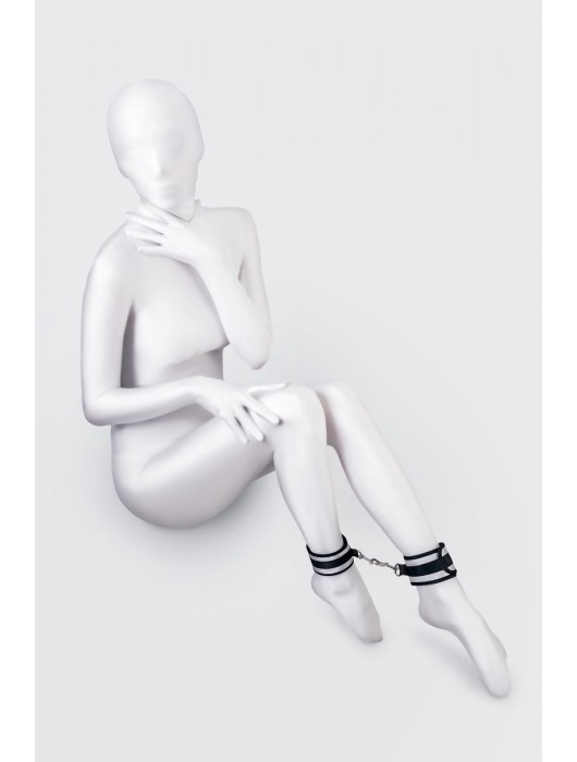 Серебристо-черные оковы Anonymo - ToyFa - купить с доставкой в Ельце