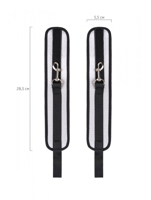 Серебристо-черные оковы Anonymo - ToyFa - купить с доставкой в Ельце