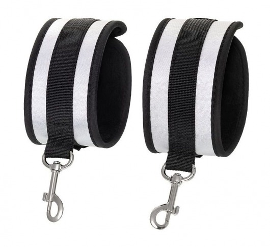 Серебристо-черные оковы Anonymo - ToyFa - купить с доставкой в Ельце