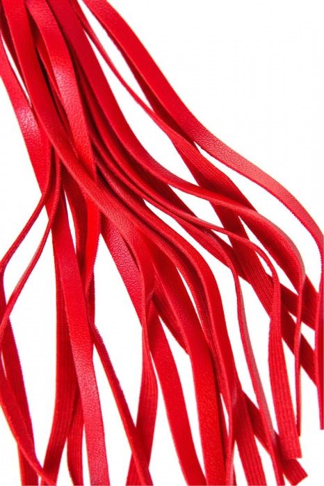 Красно-черный флоггер Anonymo - 28 см. - ToyFa - купить с доставкой в Ельце