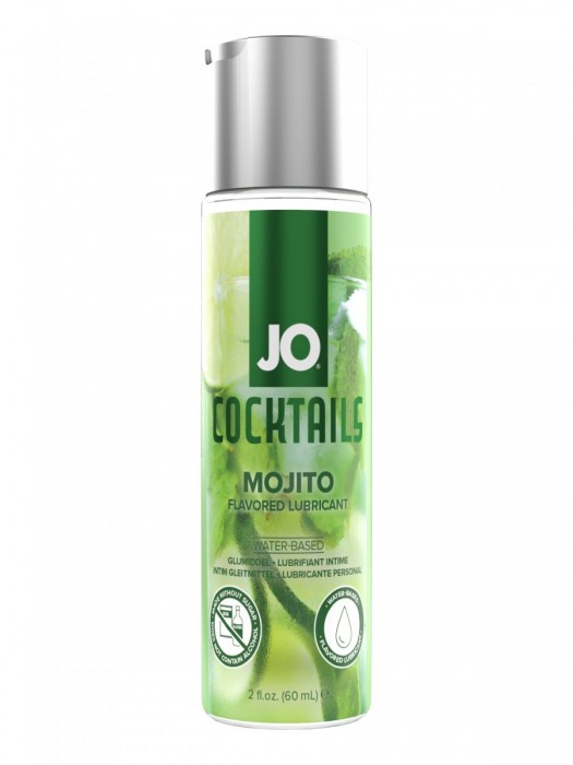 Вкусовой лубрикант на водной основе JO Cocktails Mojito - 60 мл. - System JO - купить с доставкой в Ельце