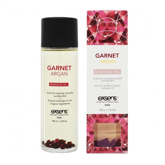 Органическое массажное масло GARNET ARGAN - 100 мл. - Exsens - купить с доставкой в Ельце