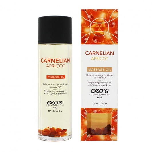 Органическое массажное масло CARNELIAN APRICOT - 100 мл. - Exsens - купить с доставкой в Ельце