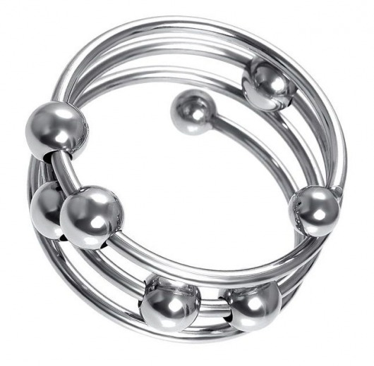 Большое металлическое кольцо под головку пениса - ToyFa - купить с доставкой в Ельце