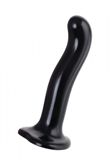 Черный стимулятор для пар P G-Spot Dildo Size L - 19 см. - Strap-on-me - в Ельце купить с доставкой