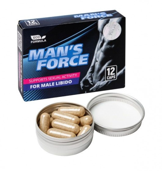 Пищевой концентрат для мужчин MANS FORCE  - 12 капсул - Sitabella - купить с доставкой в Ельце