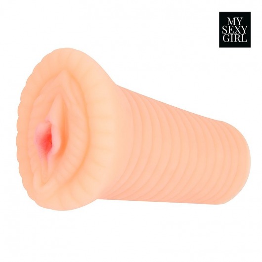 Реалистичный мастурбатор-вагина телесного цвета с вибрацией - Bior toys - в Ельце купить с доставкой
