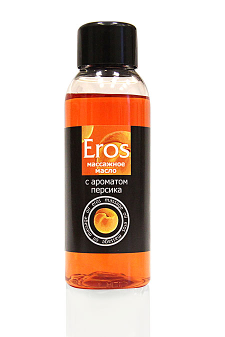 Массажное масло Eros exotic с ароматом персика - 50 мл. - Биоритм - купить с доставкой в Ельце