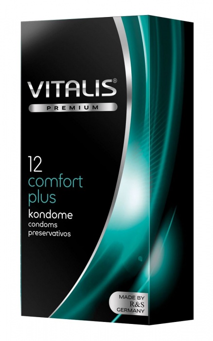 Контурные презервативы VITALIS PREMIUM comfort plus - 12 шт. - Vitalis - купить с доставкой в Ельце