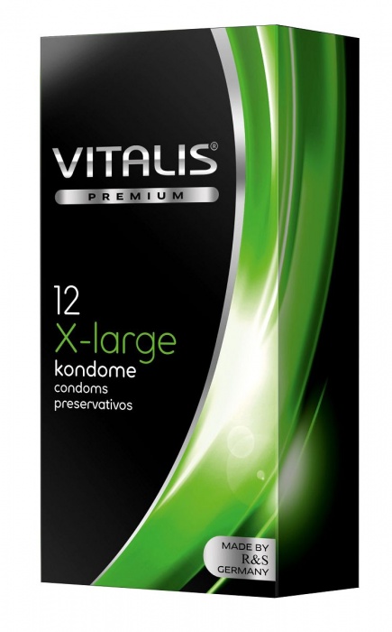 Презервативы увеличенного размера VITALIS PREMIUM x-large - 12 шт. - Vitalis - купить с доставкой в Ельце