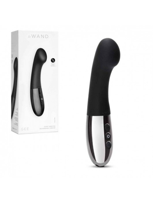 Черный стимулятор для точки G Le Wand GEE - 16,6 см. - Le Wand