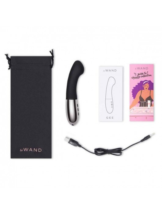 Черный стимулятор для точки G Le Wand GEE - 16,6 см. - Le Wand