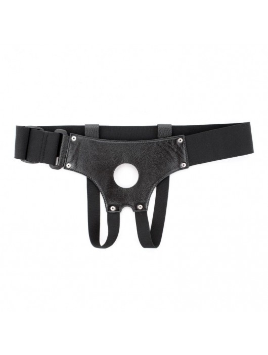 Универсальные черные трусики для страпона - БДСМ Арсенал - купить с доставкой в Ельце