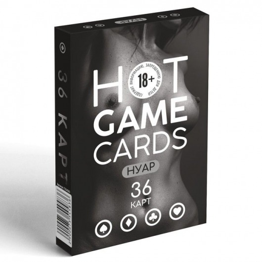 Игральные карты HOT GAME CARDS НУАР - 36 шт. - Сима-Ленд - купить с доставкой в Ельце