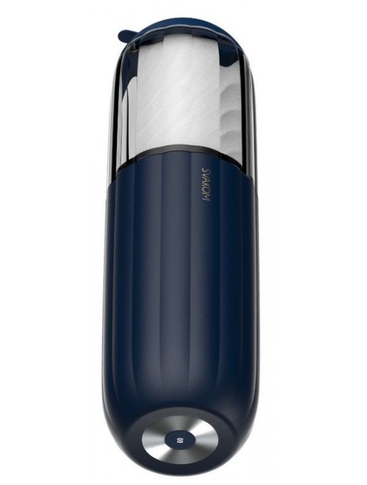 Черно-белый интерактивный мастурбатор Alex Neo 2 - Svakom - в Ельце купить с доставкой