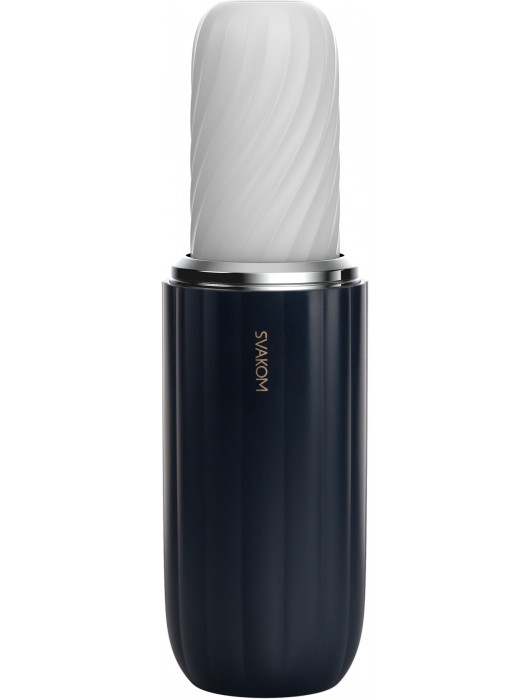 Черно-белый интерактивный мастурбатор Alex Neo 2 - Svakom - в Ельце купить с доставкой