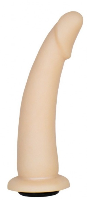 Телесная гладкая насадка-фаллоимитатор Harness - 17 см. - LOVETOY (А-Полимер) - купить с доставкой в Ельце