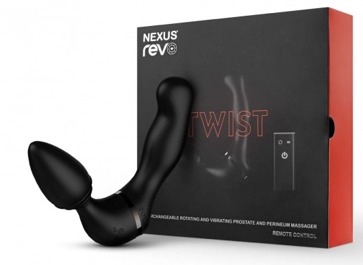 Черный гибридный вибромассажер Nexus Revo Twist - Nexus Range - в Ельце купить с доставкой