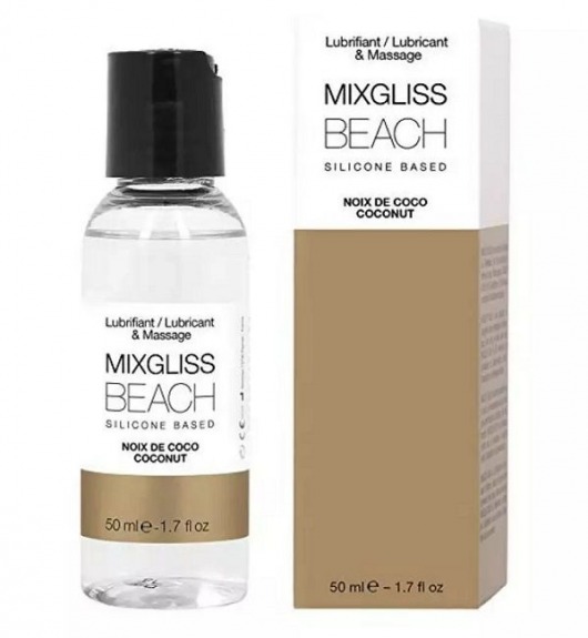 Смазка на силиконовой основе Mixgliss Beach - 50 мл. - Mixgliss - купить с доставкой в Ельце
