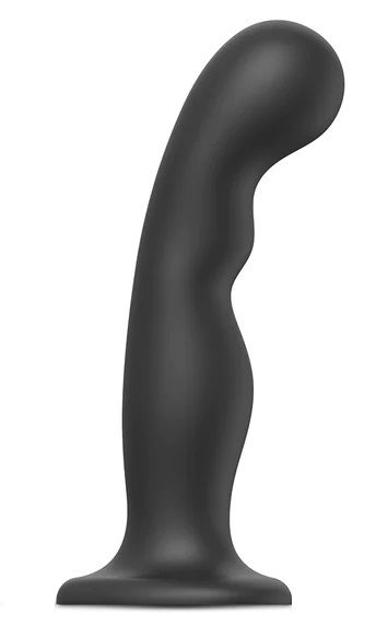 Черная насадка Strap-On-Me Dildo Plug P G size XXL - Strap-on-me - купить с доставкой в Ельце