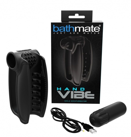 Черный вибромастурбатор Hand Vibe - Bathmate - в Ельце купить с доставкой