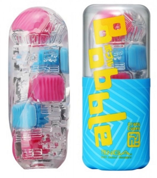 Мастурбатор Tenga Bobble Crazy Cubes - Tenga - в Ельце купить с доставкой