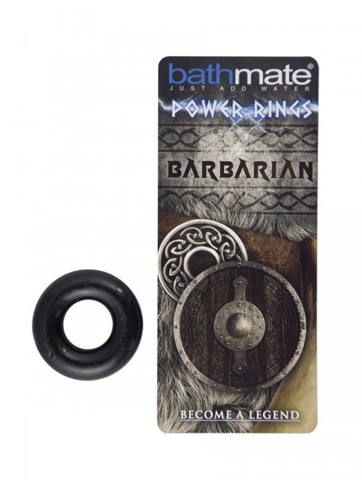 Чёрное эрекционное кольцо Barbarian - Bathmate - в Ельце купить с доставкой