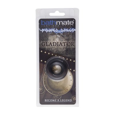 Чёрное эрекционное кольцо Gladiator - Bathmate - в Ельце купить с доставкой