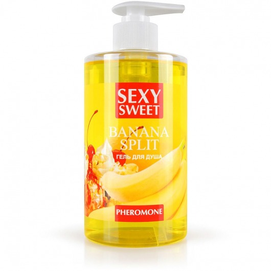 Гель для душа Sexy Sweet Banana Split с ароматом банана и феромонами - 430 мл. -  - Магазин феромонов в Ельце