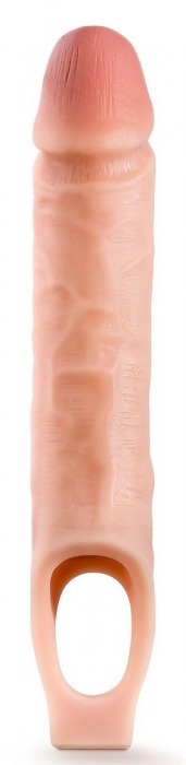 Телесная насадка на пенис 10 Inch Cock Sheath Extender - 25 см. - Blush Novelties - в Ельце купить с доставкой